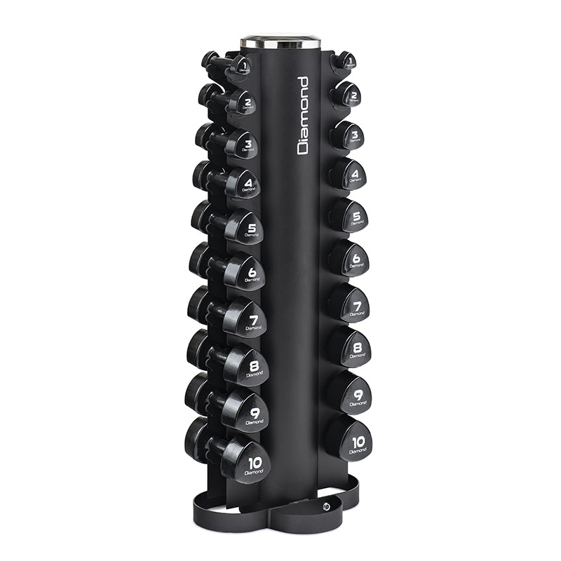 Diamond Vertical Dumbbell Rack 10 Pairs of Dumbbells RM 10P Fitmax Srl