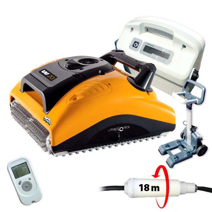 Dolphin Robot Pool F40 Complete Cleaning
