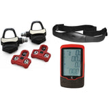 Toorx SET TX-POWER coppia power meter pedals Keo System e computer d’allenamento per indoor cycling / fascia cardio inclusa