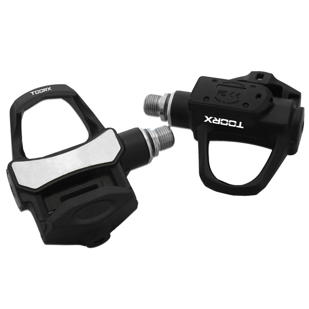 Toorx SET TX-POWER coppia power meter pedals Keo System e computer d’allenamento per indoor cycling / fascia cardio inclusa