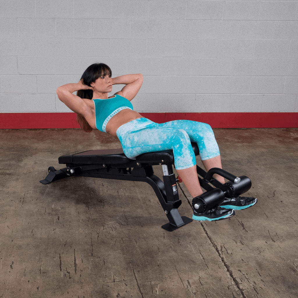 Body-Solid Power Rack GPR400 + GLA400 Lat Machine + SFID425 Bench