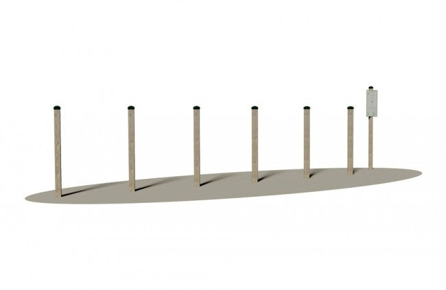 Giochi Park attrezzo slalom H 150