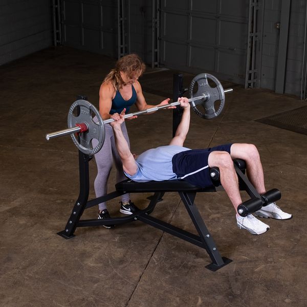 Body Solid Pro Clubline Decline Olympic Bench SODB250