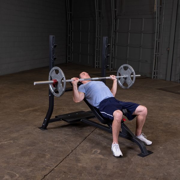 Body Solid Pro Clubline Incline Olympic Bench SOIB250