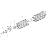 Dolphin Kit spazzola attiva rotante Dyn. robot Dolphin Maytronics 9995541-ASSY