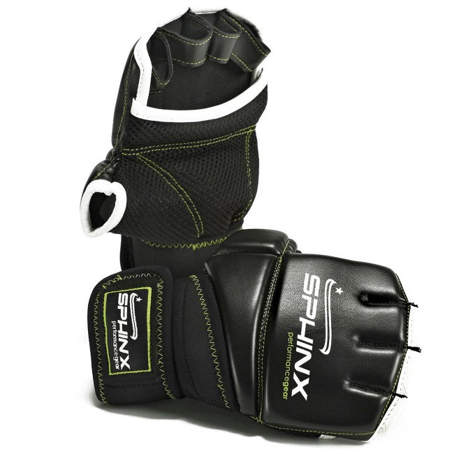 Sphinx Fit Boxing Glove and Cyber ​​Fit IV Punching Bag Black