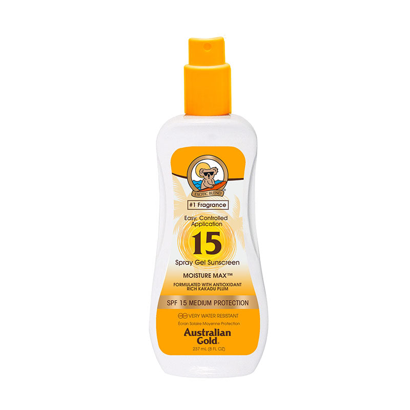 Australian Gold SPF 15 gel spray
