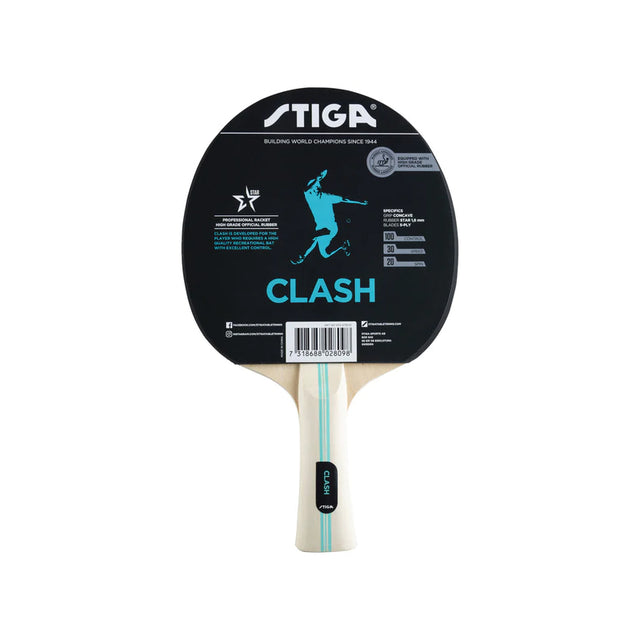 Stiga Racchetta da Ping Pong Clash (Hobby Line)