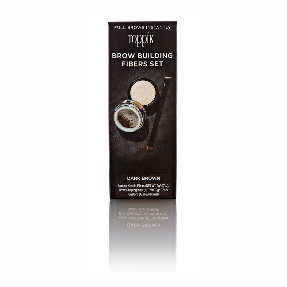 Toppik Brow Building Fiber Set Castano Scuro