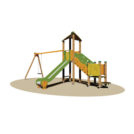 Giochipark Torretta Bellevue (sedile piano/scivolo poly)