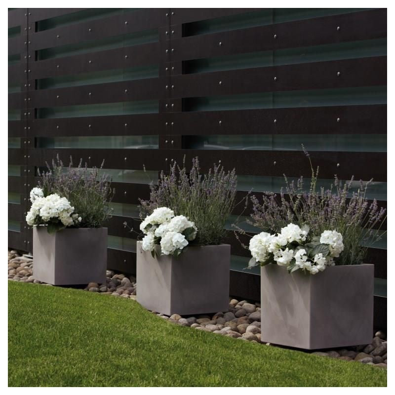 Arkema Design Garden Pouf 50x50 cm in Iris Resin - DP1929