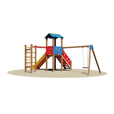 Giochipark Villaggio Granada (sedile piano/scivolo poly)