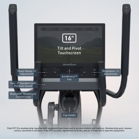 Nordictrack Ellittica AirGlide 16