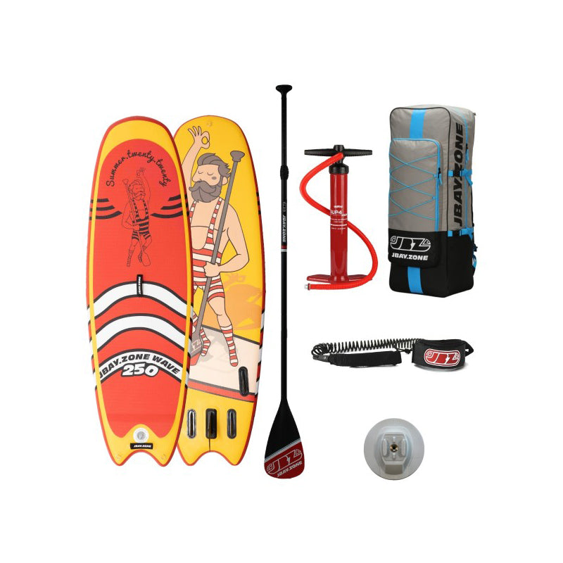 Jbay.Zone Challenge Wave Y2 Sup - Tavola Stand Up Paddle Gonfiabile 