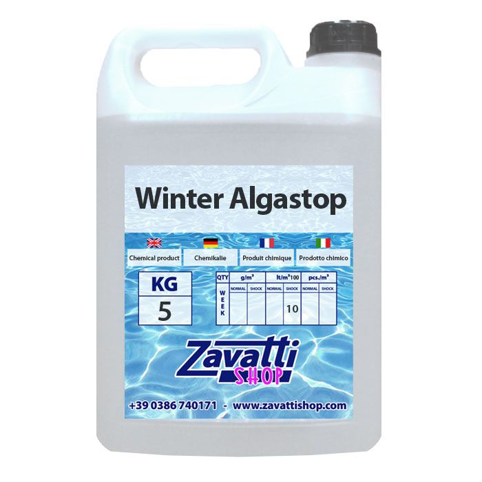 5 Lt Winter Algastop - svernante antialga invernale per piscina