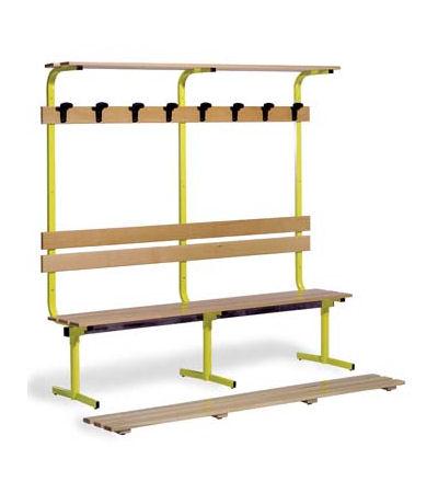 Schiavi panca spogliatoio completa faggio cm 100 - art. 6511ML1