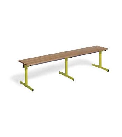 Schiavi panca spogliatoio semplice faggio cm 150 - art. 6515ML1,5 